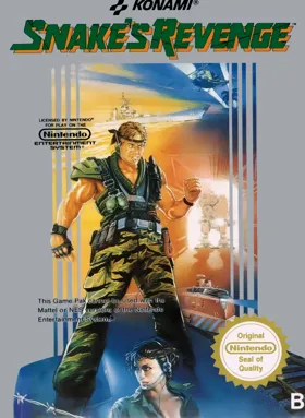 Snake's Revenge (Europe) box cover front